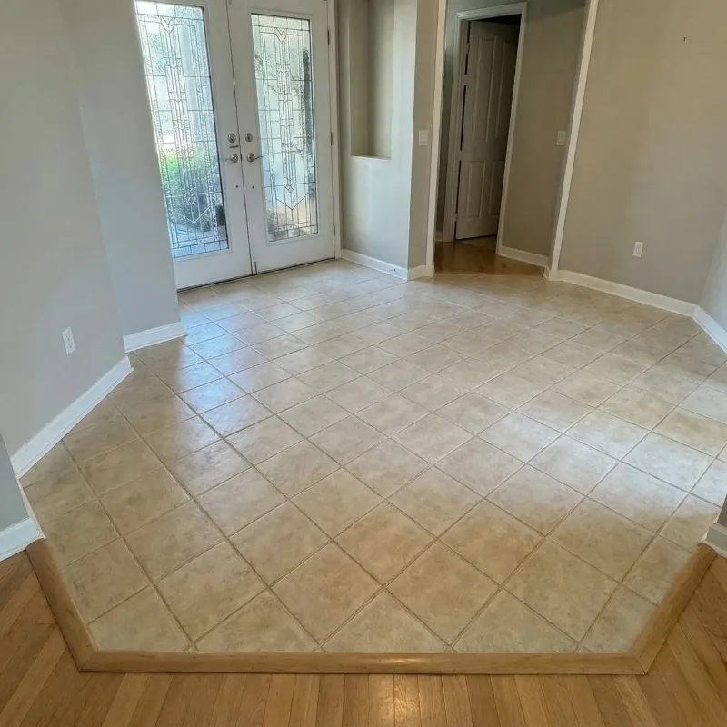 Hardwood flooring — before installation